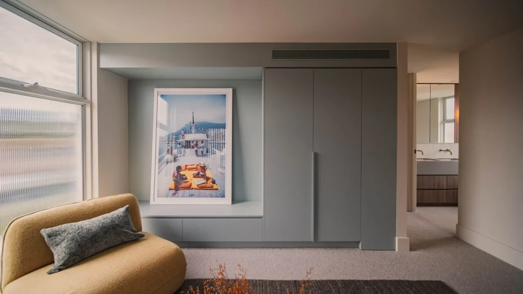 alma custom luxury bedroom with built in wardrobe
