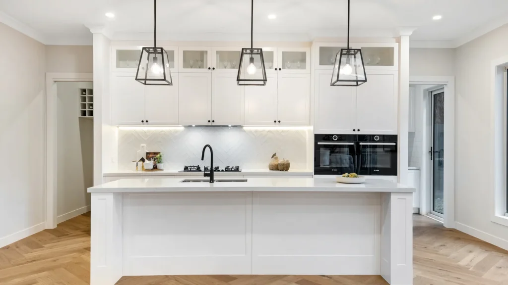 celadon custom luxury kitchen white cabinetry