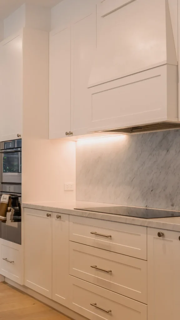greenwich custom luxury kitchen marble backsplash