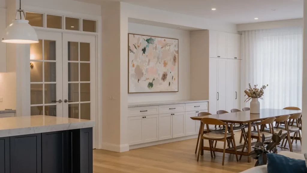 greenwich custom luxury open plan kitchen dining