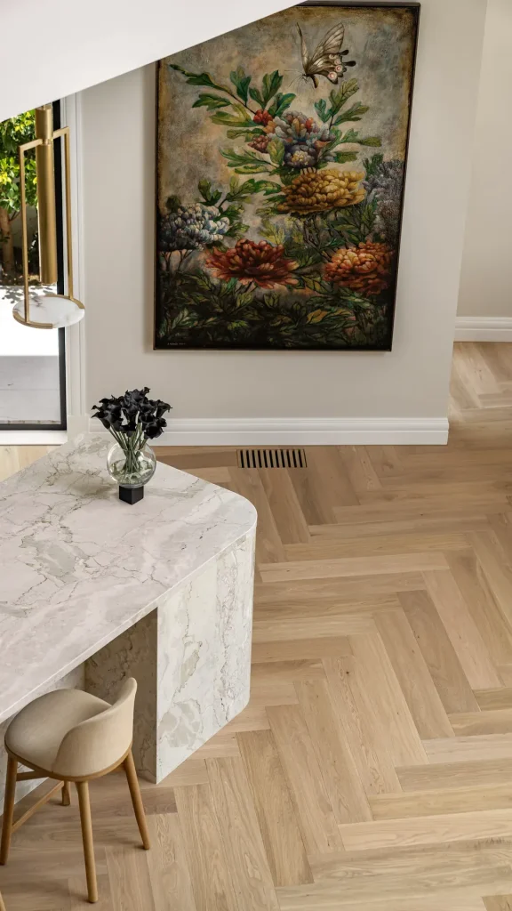 hamlyn custom luxury entryway marble console