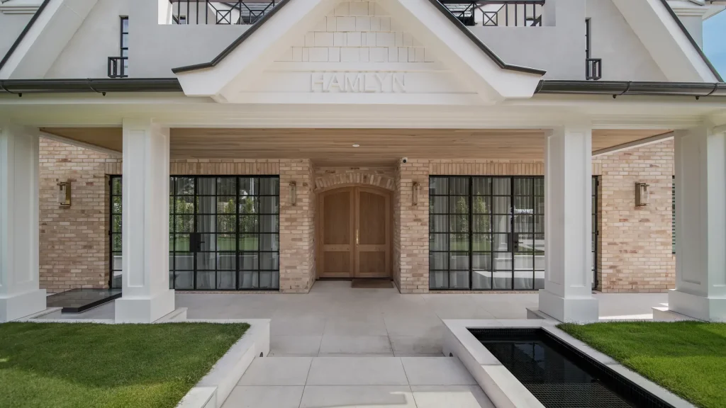hamlyn custom luxury home front entry hamlyn