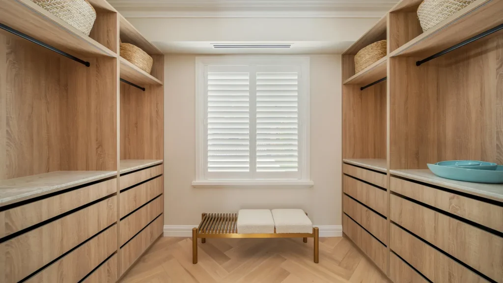 hamlyn luxury custom walk in wardrobe melbourne