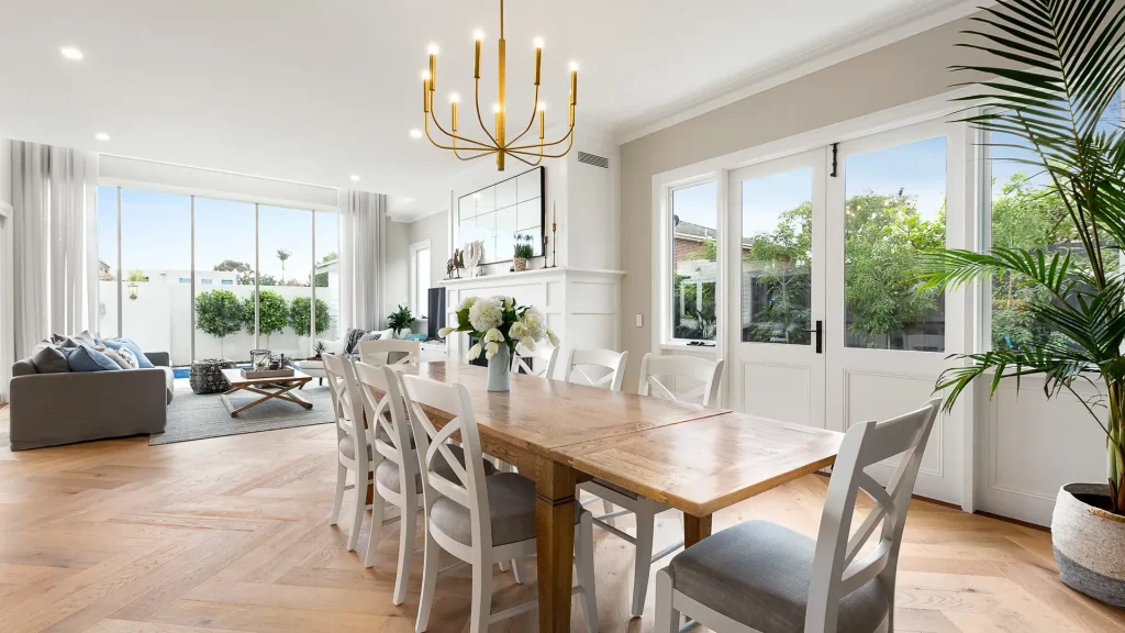 montauk luxury custom melbourne open plan living